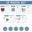 STORFEX Space Saver Bags with Hand Pump - Set of 12 Carousel 3
