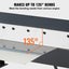 NEW 24 in Sheet Metal Bender 0-135° Brake Bending 14 Gauge Removable Fingers Carousel 5