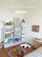 **Clearance Special***Sliding Door with Display Surface Bookshelf-120*120CM Pink Carousel 7
