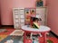 **Clearance Special***Sliding Door with Display Surface Bookshelf-120*120CM Pink Carousel 5
