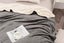 Ultra Plush Micro Faux Sherpa Lambswool Throw Blanket Reversible Blanket-Grey Carousel 3