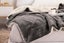 Ultra Plush Micro Faux Sherpa Lambswool Throw Blanket Reversible Blanket-Grey Carousel 6