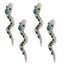 snake earrings fashion earrings 4Pcs Snake Earrings Fashion Metal Wild Dangle Carousel 1