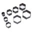 hollow punch cutter 8pcs Leather Punching Mold DIY Hexagonal Shape Sharpness Carousel 2