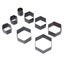 hollow punch cutter 8pcs Leather Punching Mold DIY Hexagonal Shape Sharpness Carousel 3