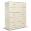 Tallboy Dresser 6 Chest of Drawers Storage Cabinet 85 x 39.5 x 105cm Carousel 1