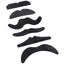 costume mustache false facial mustache 6PCS Funny False Mustache SelfAdhesive Carousel 7