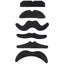 costume mustache false facial mustache 6PCS Funny False Mustache SelfAdhesive Carousel 8