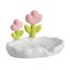 soap tray box Creative Cute Flower PP Soap Box Household Soap Drain Washing Carousel 8