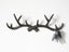 Cast Iron Deer Antlers Coat Rack Key Holder Bathroom Towels Hanger Carousel 5