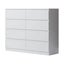 8 Drawers Tallboy - White Carousel 8