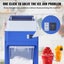 265LBS/Hr Ice Shaver Commercial Ice Crusher Snow Cone Machine 650W Carousel 5