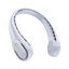 Portable Rechargeable Bladeless Neck Fan Hands-Free Wearable Fan-Silver Gray Carousel 1