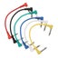 guitar pedal cable pedal cable 6Pcs Guitar Effect Cable Right Angle Universal Carousel 6