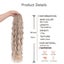 Ponytail Extension, Drawstring Ponytail Hair Extensions 28 Inch Long Carousel 2
