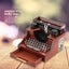 mini music box retro music box typewriter music box clockwork music box vintage Carousel 3