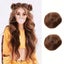 2 PCS Mini Claw Clip in Messy & Cat Ears Hair Bun Extensions Wig Carousel 1