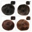 2 PCS Mini Claw Clip in Messy & Cat Ears Hair Bun Extensions Wig Carousel 7