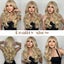 Natural Blonde Yellow Long Wavy Synthetic Hair Wigs with Bangs Women Carousel 6