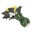 dollhouse vase model mini sunflower vase dollhouse sunflower decor Miniature Carousel 3