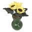 dollhouse vase model mini sunflower vase dollhouse sunflower decor Miniature Carousel 6