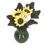 dollhouse vase model mini sunflower vase dollhouse sunflower decor Miniature Carousel 7