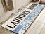 40x120cm Printed Laundry Room Rug Runner Non Slip Floor Mat Style 6 Carousel 1