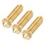 3d printer brass hotend nozzle 3d printer extruder nozzle 3Pcs 3D Printer Brass Carousel 4