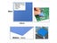 3 Pcs 100mm*100mm 0.5mm 1mm 1.5mm Combination Thermal Conductive Silicone Pads Carousel 8
