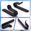 A Pair of Horizontal Black Powder Coat Snowboard Wall Clips Carousel 4