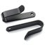 A Pair of Horizontal Black Powder Coat Snowboard Wall Clips Carousel 8