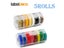 Multicolor 5Rolls 3D 9mm PVC Embossing Label Tape Compatible Dymo 1610 12965 Carousel 3