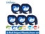 Unistar 5pcs 91331 Compatible For Dymo Letratag Tape 91201 Black On White 12mm Carousel 2