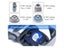 Unistar 5pcs 91331 Compatible For Dymo Letratag Tape 91201 Black On White 12mm Carousel 4