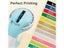 10PK Compatible Dymo 3D Embossing Label Tape Plastic Adhesive Sticker Tape For Carousel 11