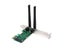 PCI-E Express To PCI-E Adapter Card Wireless Network Card WiFi Mini 2 Antenna Carousel 4