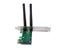 PCI-E Express To PCI-E Adapter Card Wireless Network Card WiFi Mini 2 Antenna Carousel 6