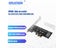 GUDGA M.2 NVME SSD To PCIE X4 Adapter Card M.2 SSD 2280 SSD PCIe 3.0 Expansion Carousel 4