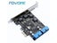 5Gbps 2-port 19Pin USB 3.0 PCI-e To PCI 20Pin Adapter For Desktop Carousel 3