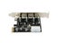 4-port USB 3.0 PCI-e Expansion Card PCI Express PCIe USB 3.0 Hub Adapter 4-port Carousel 5