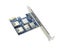60cm PCIe 1 To 4 PCIe 16X Riser Card PCI-E 1X To 4 USB PCI-E Riser Adapter Port Carousel 7