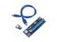 VER 007 PCIe PCI-E PCI Express 1x To 16x Riser Card USB 3.0 Data Cable SATA To Carousel 5