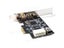 1 Set PCI-e 1X IEEE 1394A 4 Port(3 1) Firewire Card Adapter 1394 A PCIe With 6 Carousel 6