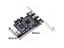 1 Set PCI-e 1X IEEE 1394A 4 Port(3 1) Firewire Card Adapter 1394 A PCIe With 6 Carousel 7