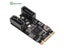 IOCREST 2 Port SATA III 6gb/s M.2 22x42 M Key And B Key Controller Adapter Card Carousel 3