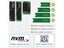 3 In 1 PCI-E 3.0 X16 To NGFF M.2 NVMe AHCI SSD Adapter Card For M Key B Key Carousel 7
