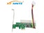 XT-XINTE LPE1083 PCI-Express To PCI Adapter Card With 4Pin Power Cable Green Carousel 3