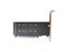 PCI Express 3.0 X16 To 4Port M.2 NVME SSD Adapter Raid Card VROC Riser Card Carousel 6