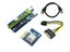 New PCI-E Riser Card 1x To 16x USB 3.0 SATA Cable For BTC Miner Carousel 1