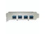 PCIE 4 Port USB 3.0 Adapter 5.0Gbps 19Pin FL1100 Chipset For WIN10 WIN8 MAC OS Carousel 7